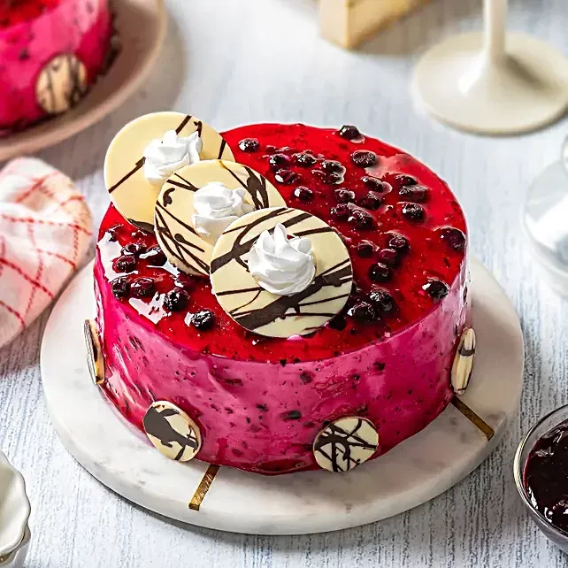 Blueberry Glaze Cake